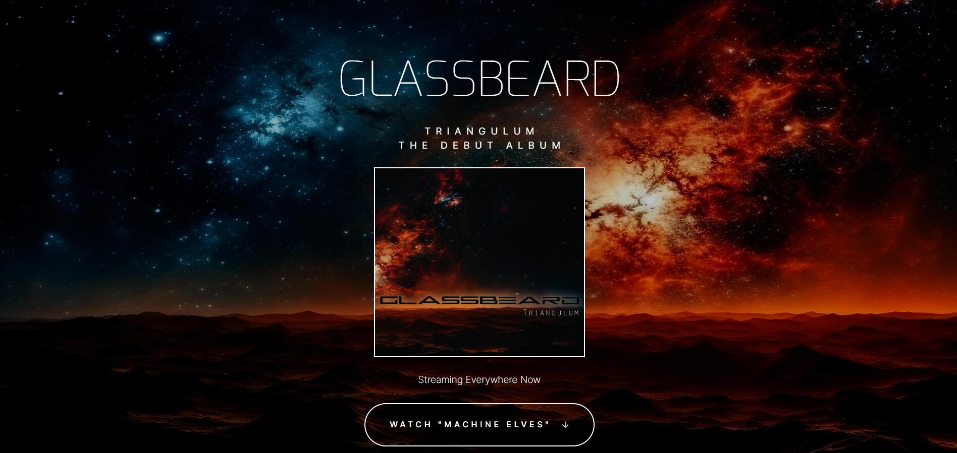 Glassbeard Website, Video and Album Launch